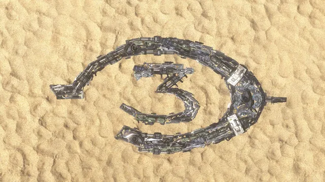 My recreation of the Halo 3 logo in Forge